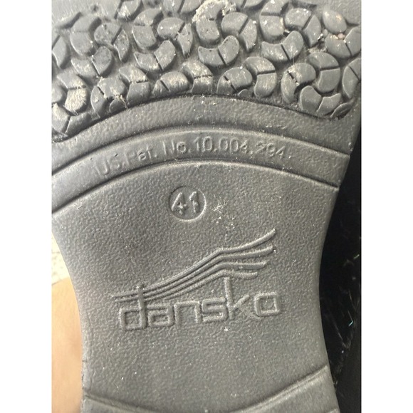 DANSKO XP 2.0 Professional EU 41 US 10.5-11 Black CONFETTI Spark Nurse Clogs - Picture 10 of 12